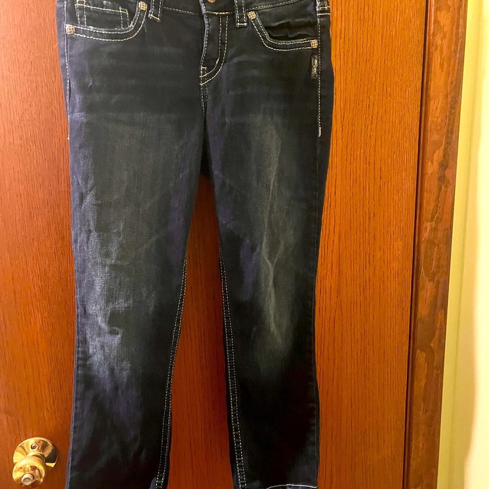 Silver Jean Suki Capris W28 L22 1/2.